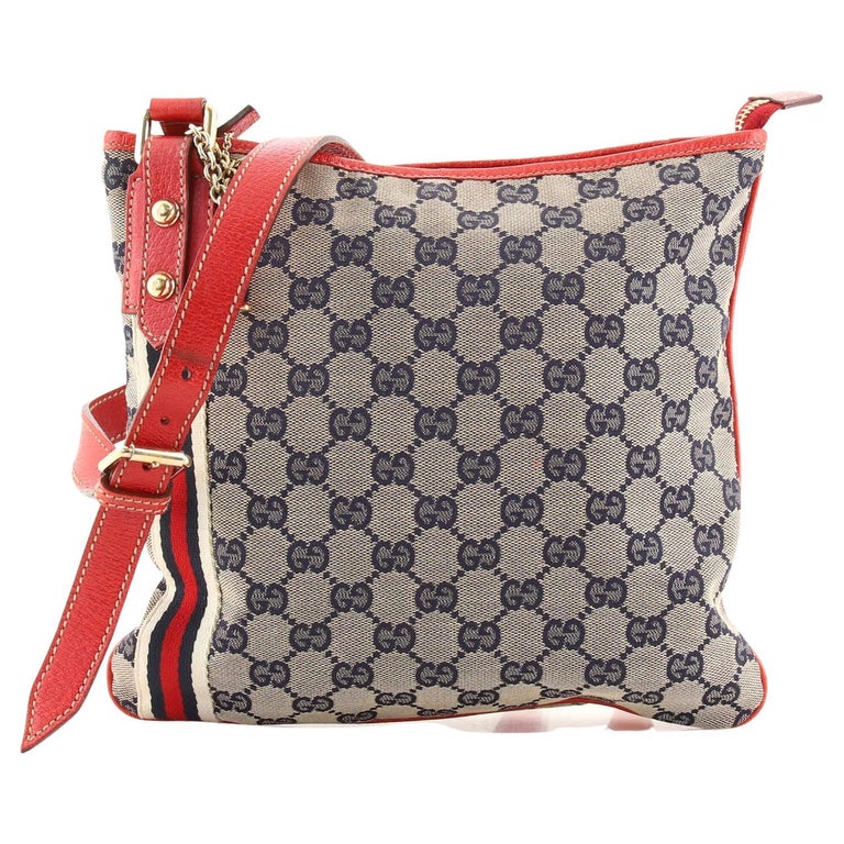 Gucci Jolicoeur Messenger Bag GG Canvas For Sale at 1stDibs