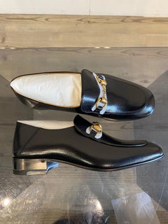 Gucci Jordaan Horsebit-Slipper.