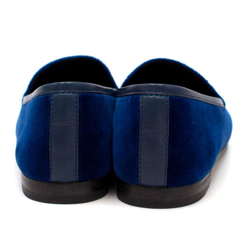 Black Gucci Jordaan Velvet Loafers US 5.5
