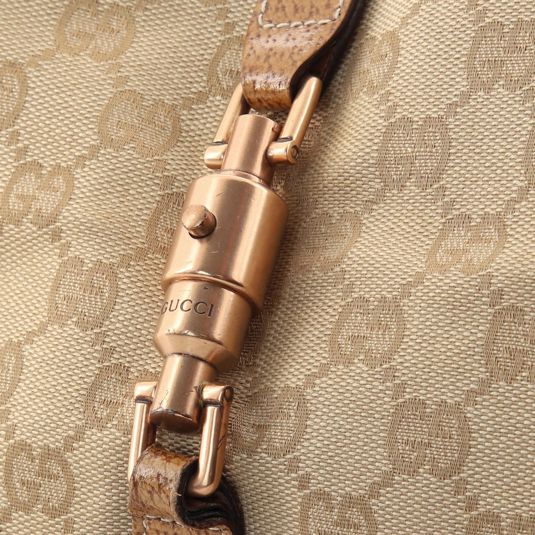 Gucci Joy Bardot Hobo GG Segeltuch groß 1