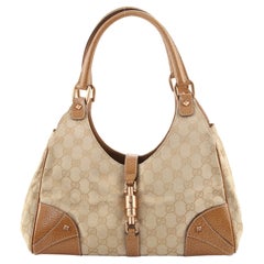 Gucci Joy Bardot Hobo GG Canvas Large