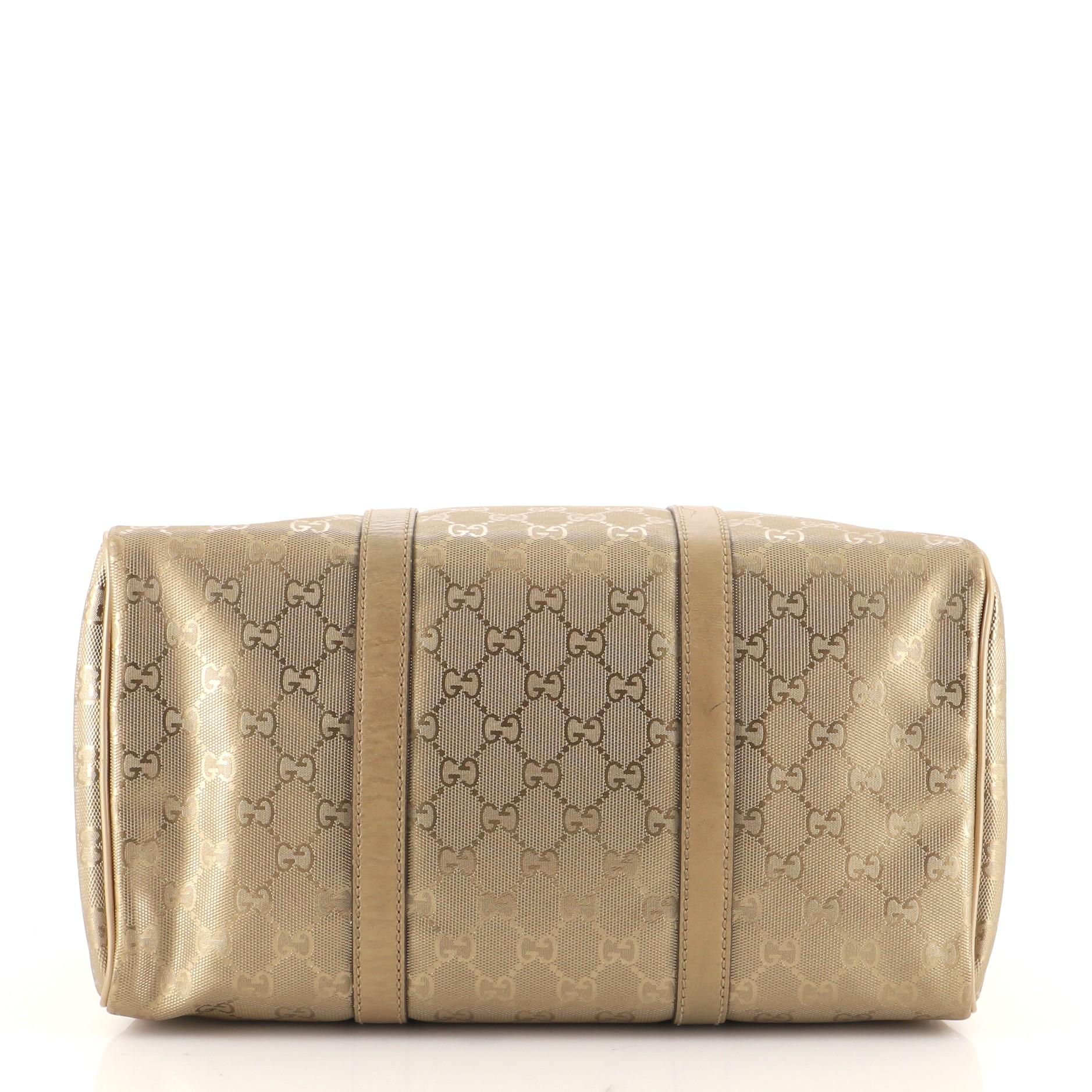 Gucci Joy Boston Bag GG Imprime Medium In Good Condition In NY, NY