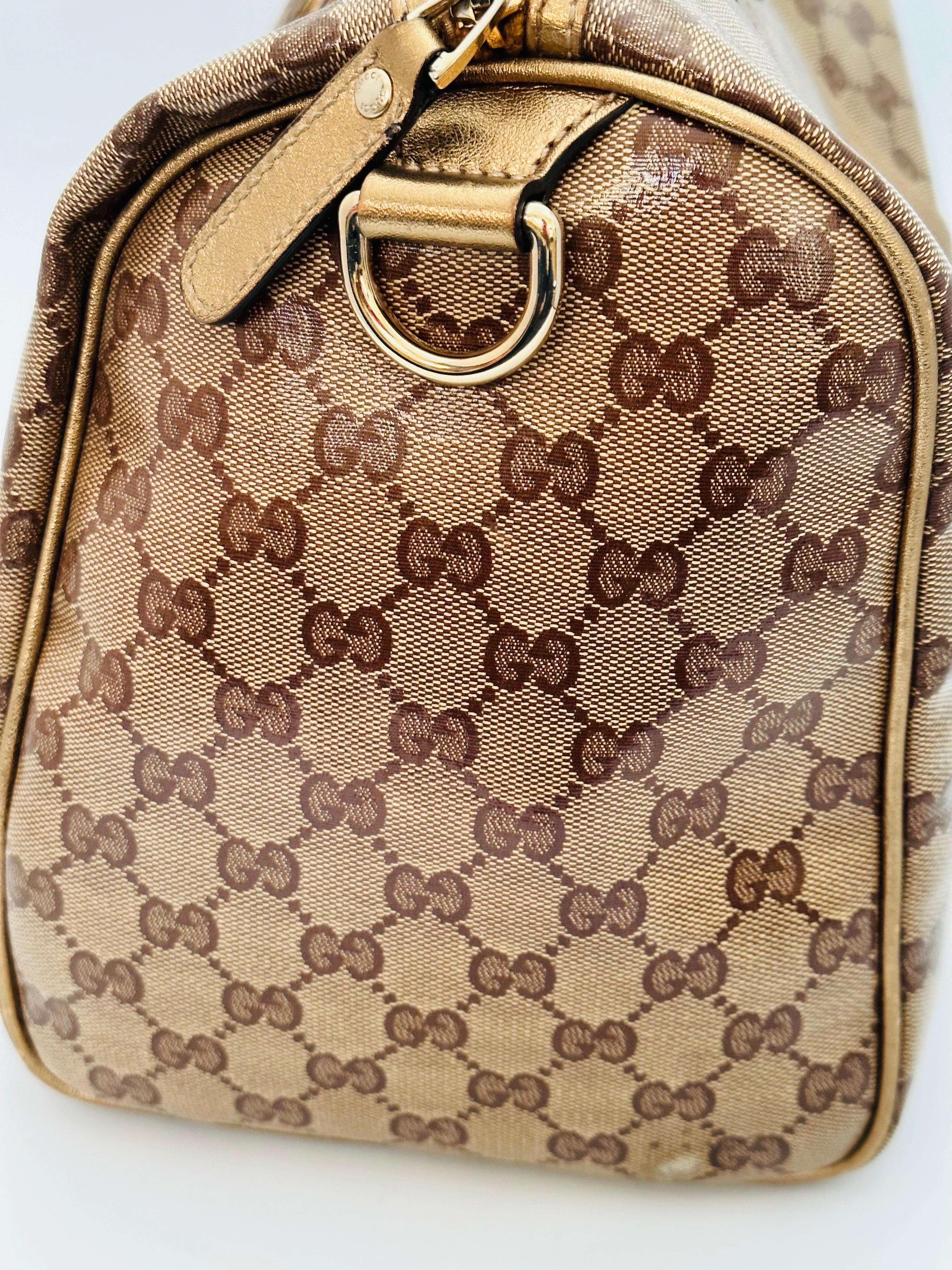Gucci Joy Boston Bag GG Imprime Medium in Excellent condition like New 6
