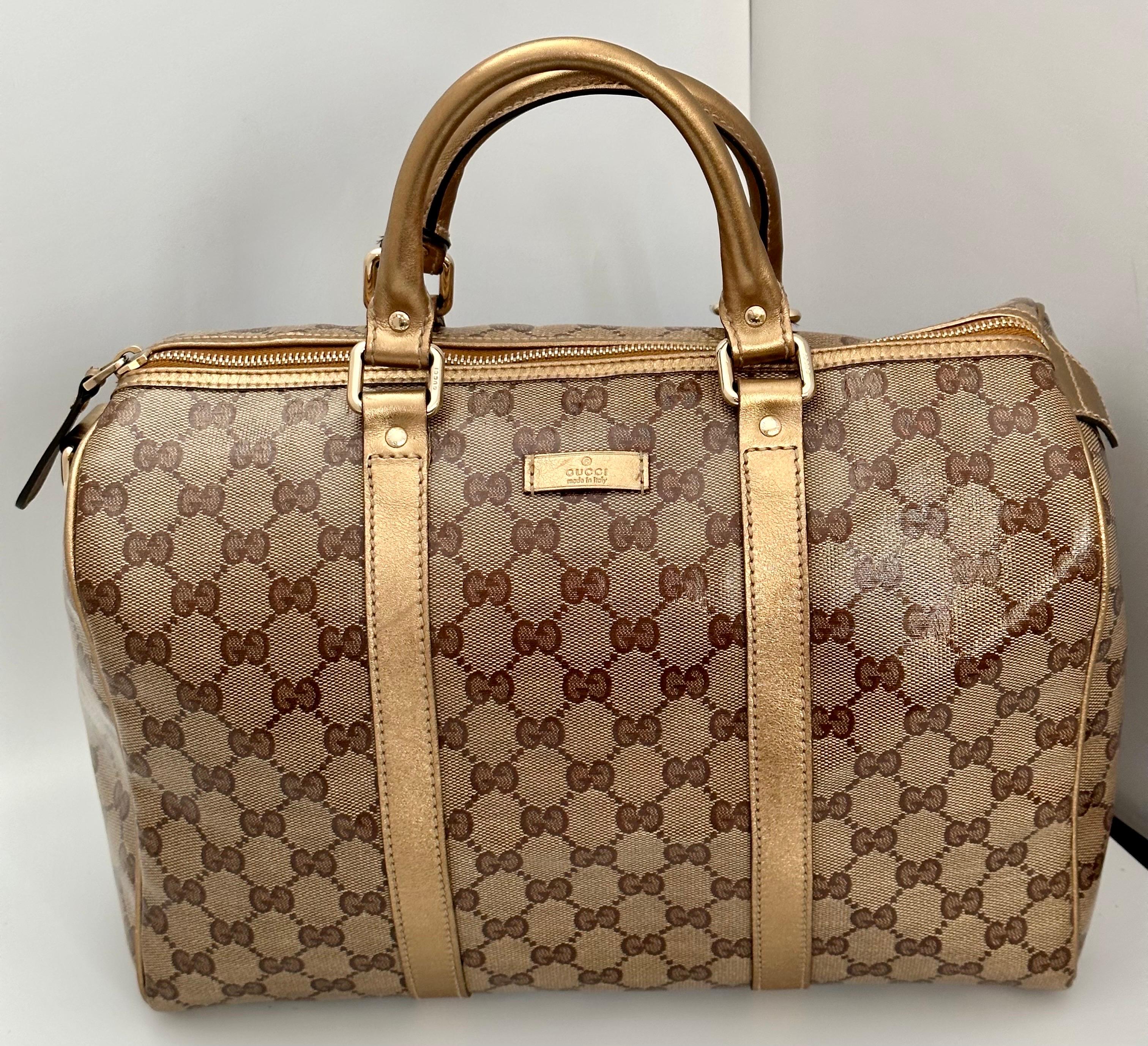 Women's Gucci Joy Boston Bag GG Imprime Medium in Excellent condition like New