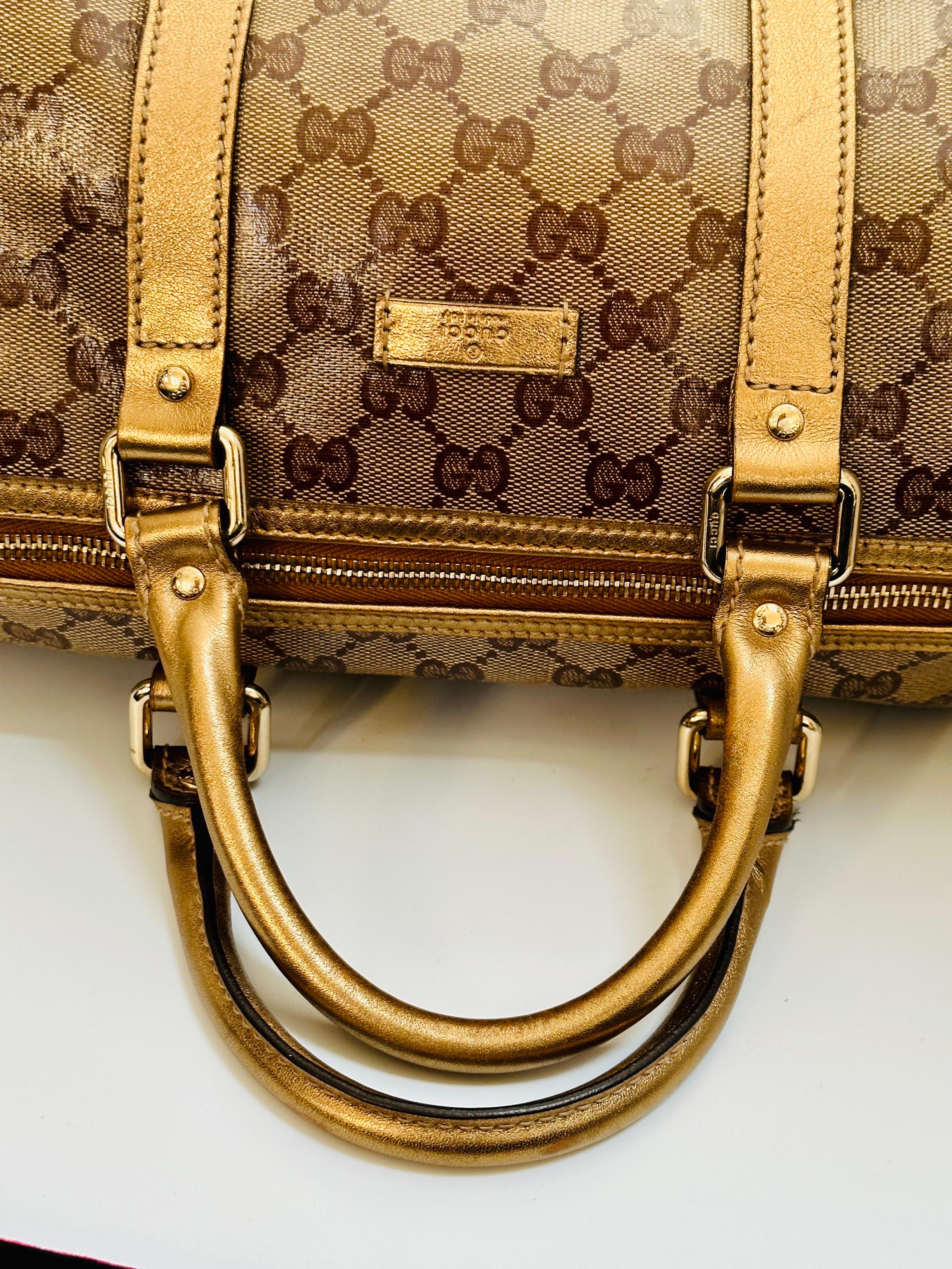 Gucci Joy Boston Bag GG Imprime Medium in Excellent condition like New 2