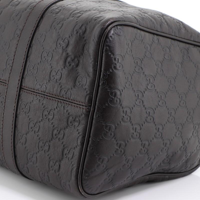 Black Gucci Joy Boston Bag Guccissima Leather Medium
