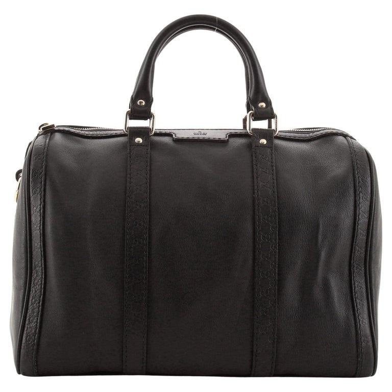 Gucci Joy Boston Bag Leather with Microguccissima Detail Medium at 1stDibs