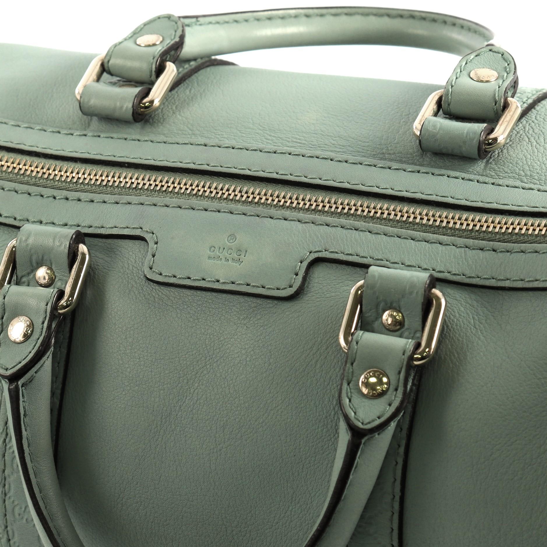 Gucci Joy Boston Bag Leather with Microguccissima Medium 3
