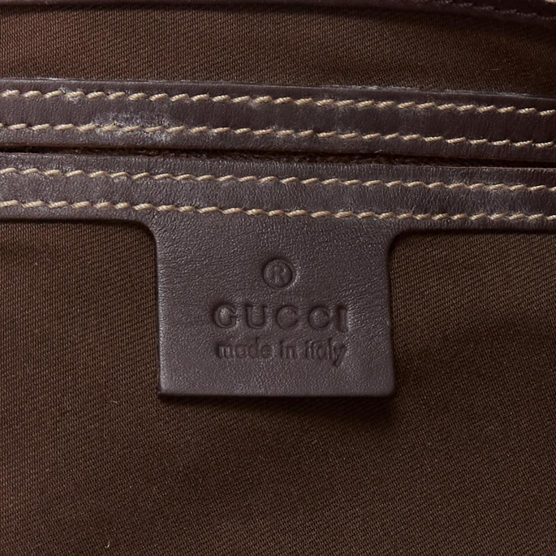 GUCCI Joy  Hobo brown Supreme GG monogram gold horsebit clasp shoulder bag 4