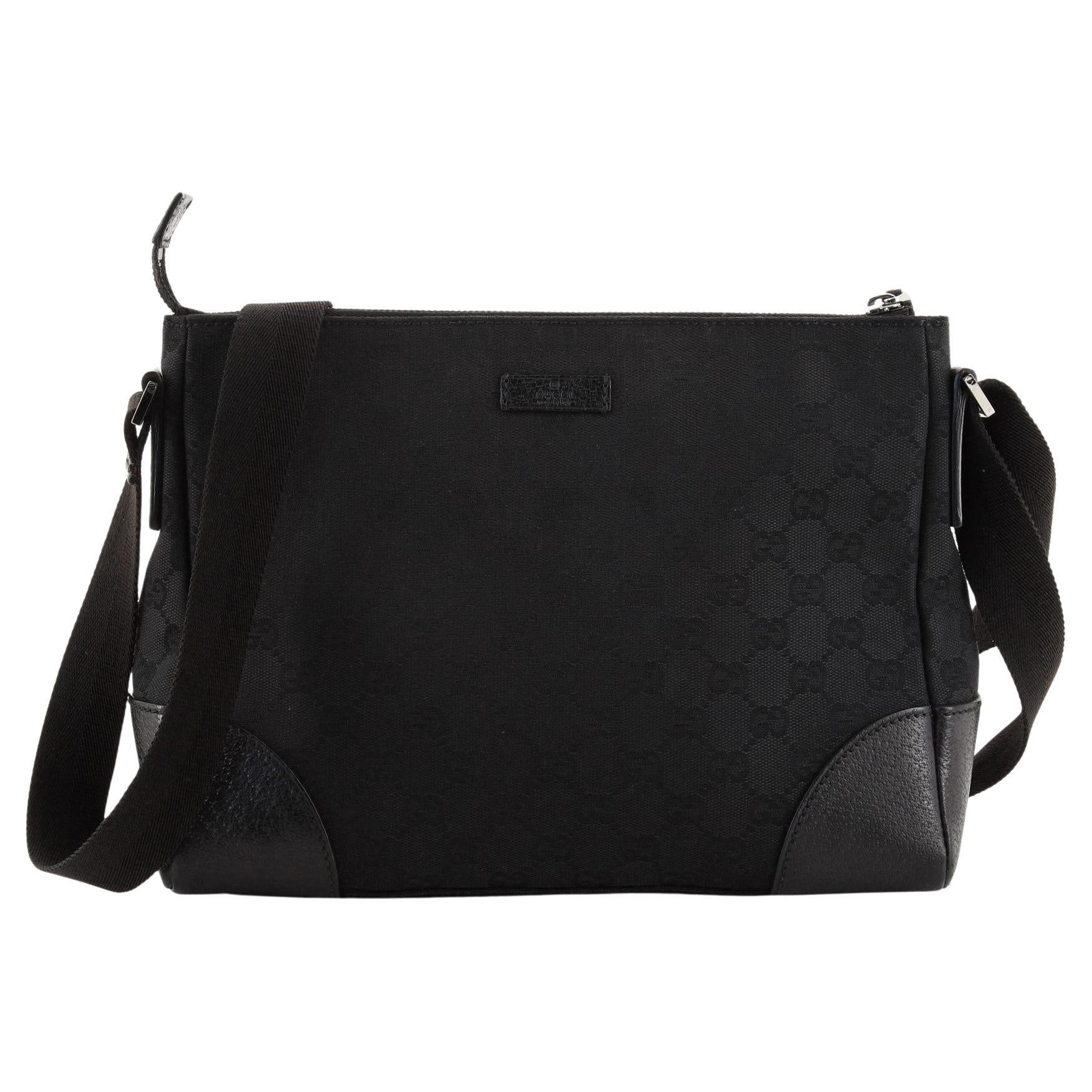 Gucci Joy Messenger Bag GG Canvas Small at 1stDibs | gucci black canvas ...