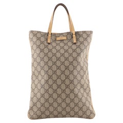 Gucci Joy Plus Flat Tote GG Coated Canvas Small