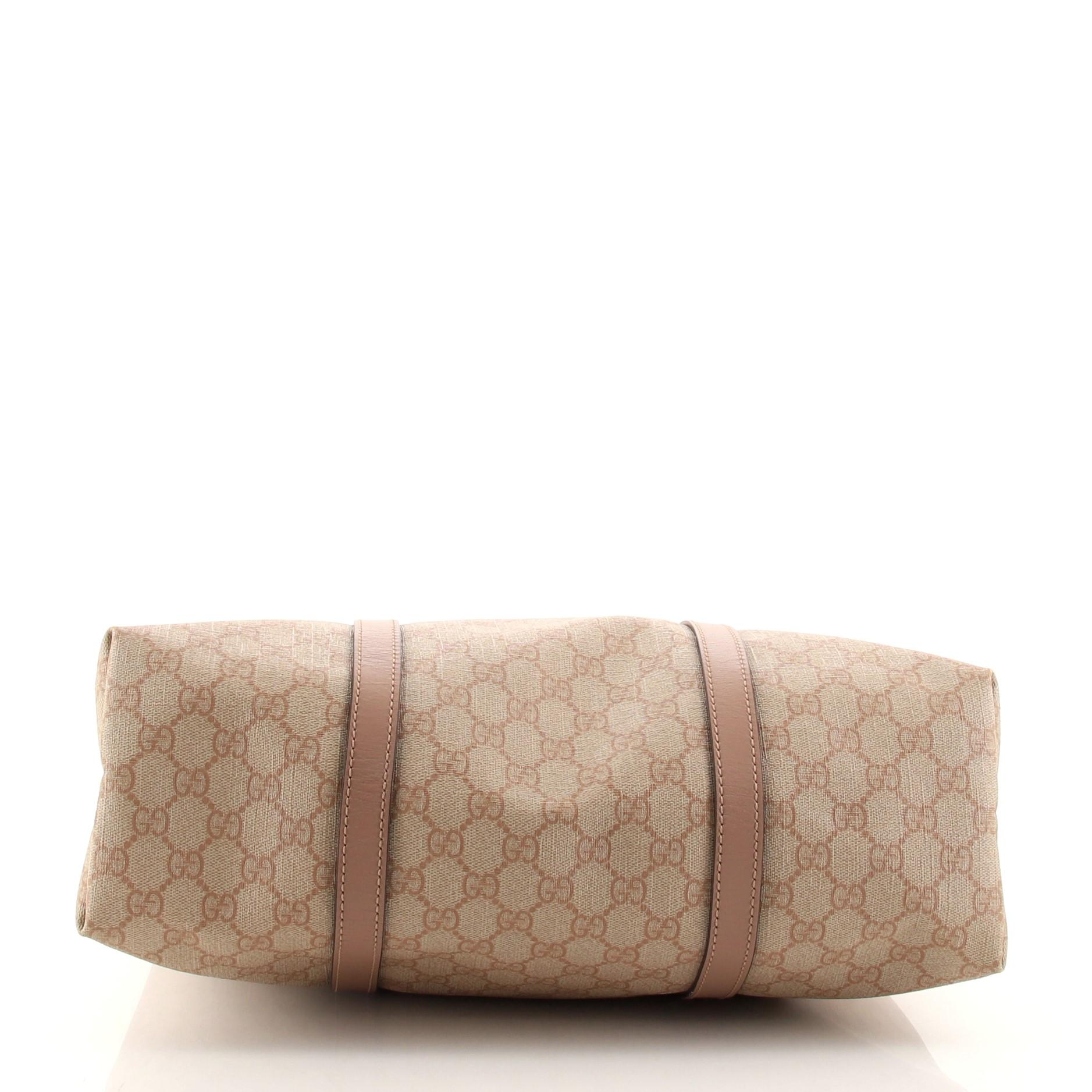 Gucci Joy Tote GG aus beschichtetem Segeltuch groß im Zustand „Gut“ in NY, NY