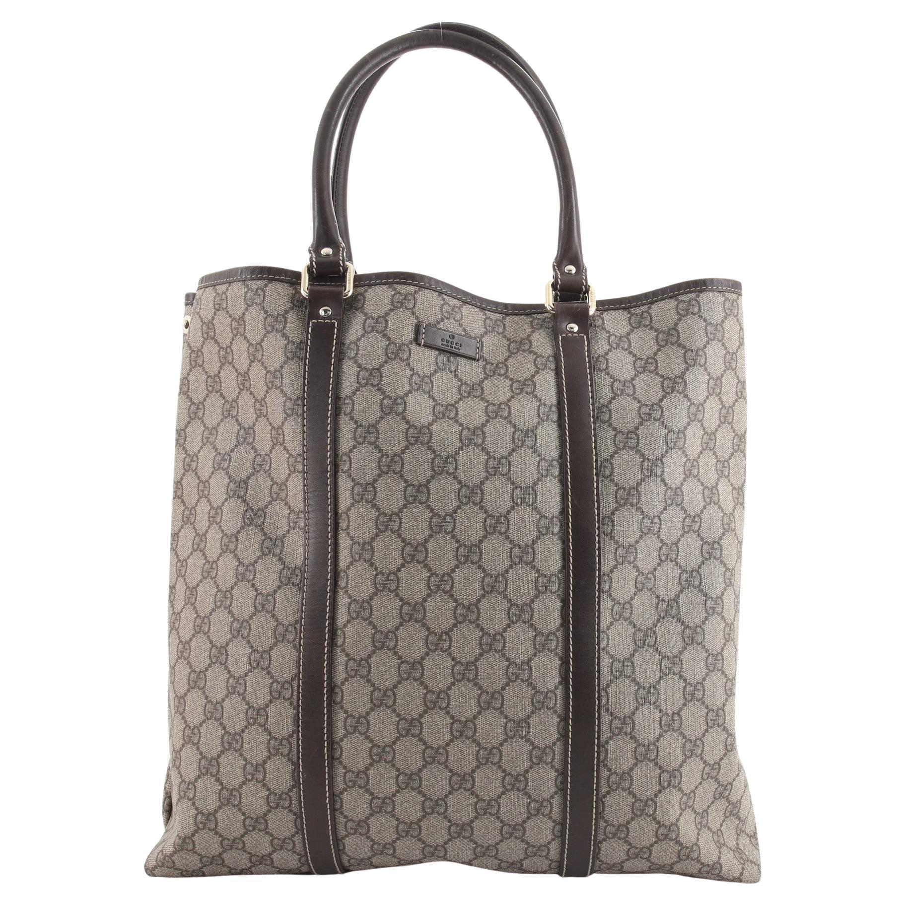 Gucci Belted Tote Diamante Coated Canvas Large For Sale at 1stDibs