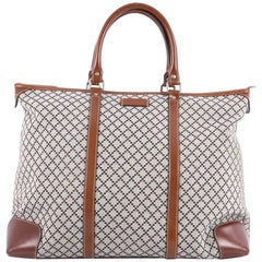 Gucci Joy Zip Top Tote Diamante Canvas Medium