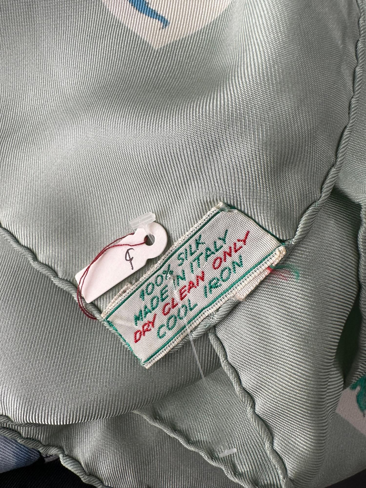 Gucci Jungle Silk Twill Scarf Designed by designed by Vittorio Accornero 1970s 7