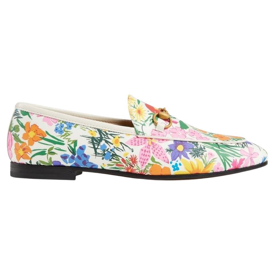 Gucci Ken Scott Jordaan Floral Print Loafer 36 For Sale