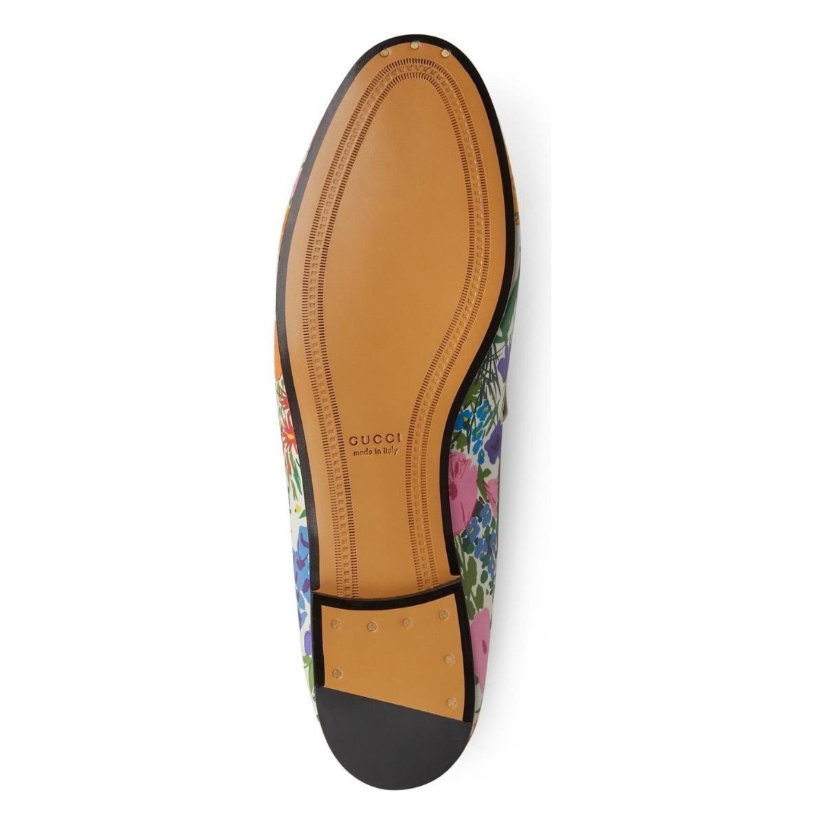 Gucci Ken Scott Jordaan - Mocassins à imprimé floral, 36,5 Neuf - En vente à Brossard, QC