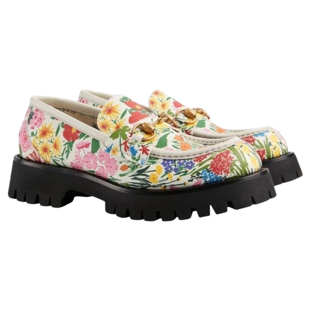 Gucci Floral Loafers - 10 For Sale on 1stDibs | floral gucci loafers, gucci  jordaan floral loafer, gucci loafers floral