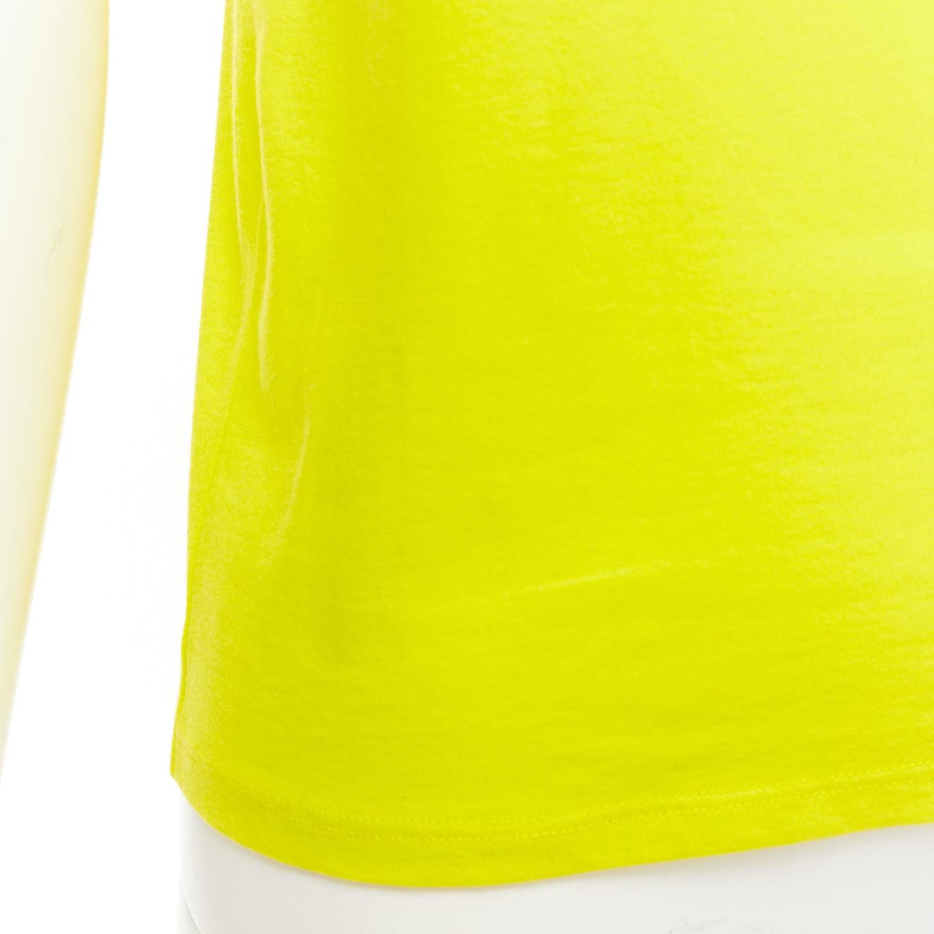 GUCCI KIDS leuchtend gelbes Vintage-Logo-Tshirt mit Rundhalsausschnitt 10Y XS im Angebot 3