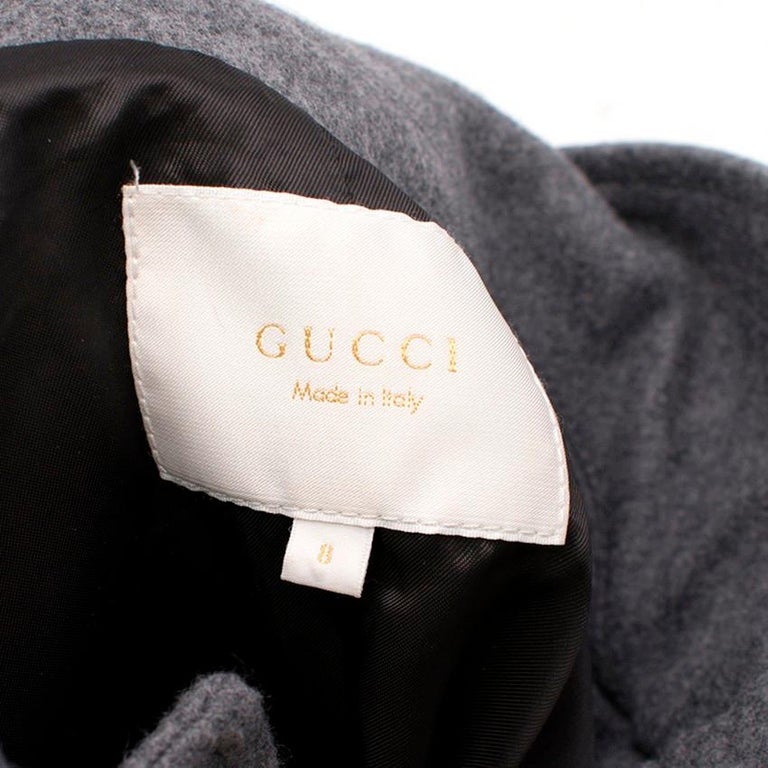 Gucci Kids Grey Duffle Coat - 8 Years For Sale at 1stDibs | gucci kids ...