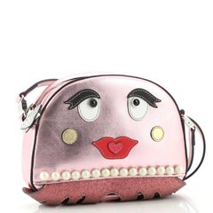 Gucci Kid's Octopus Messenger Bag Embellished Leather and Applique