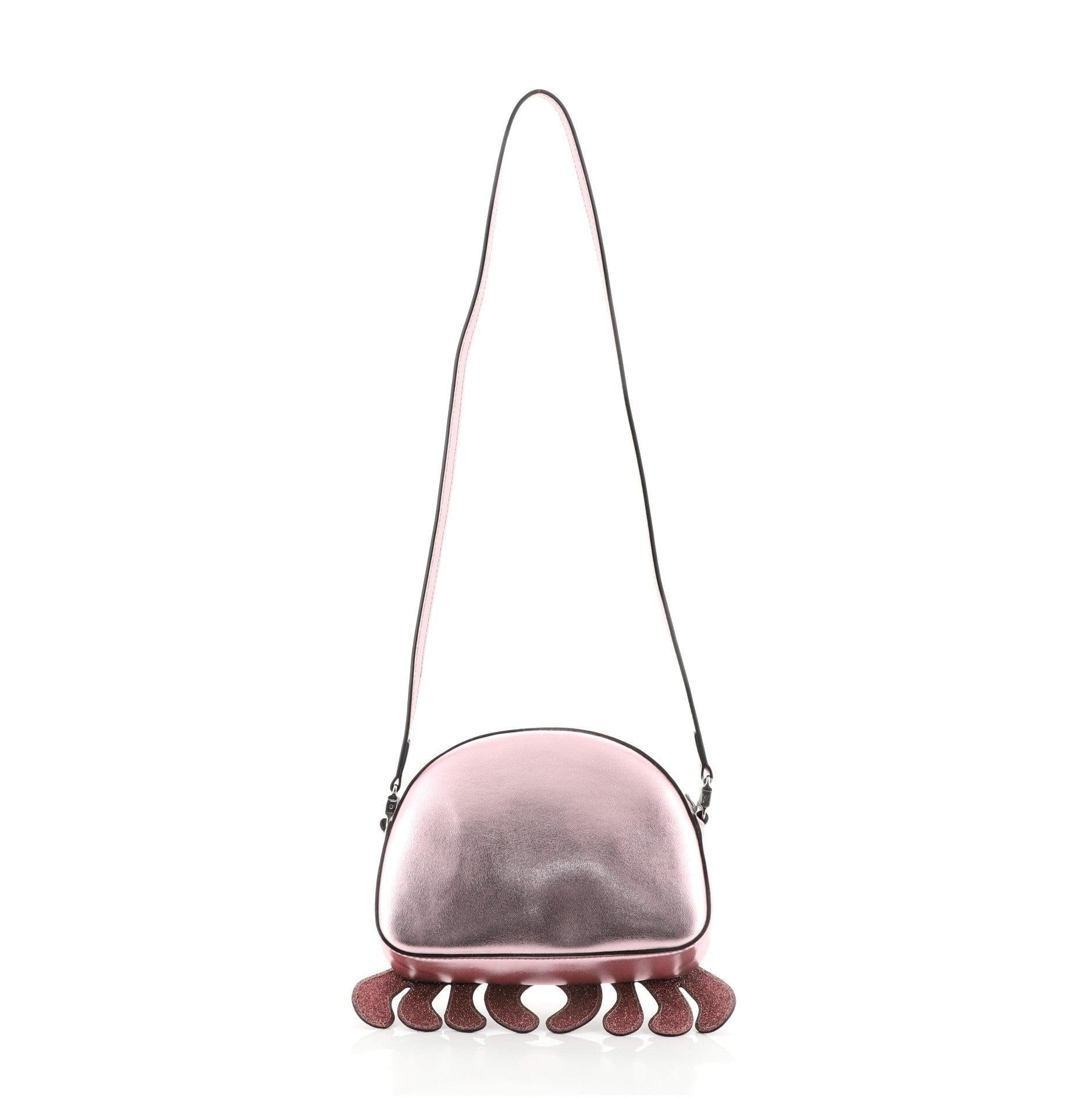 Gucci Kid's Octopus Messenger Bag Embellished Leather and Applique
Pink Leather


50696MSC