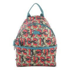 Gucci Kid's Pocket Backpack Printed GG Coated Canvas Small