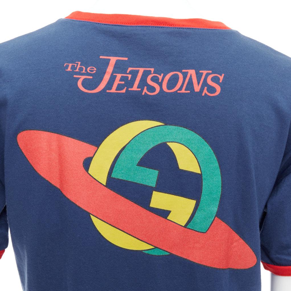 Gucci KIDS The Jetsons, t-shirt con stampa del logo del cane rosso 12 anni
Riferimento: KYCG/A00087
Marchio: Gucci
Collection'S: KIDS I Jetsons
Materiale: Cotone
Colore: Marina, Multicolore
Modello: Cartone animato
Chiusura: Pullover
Dettagli extra: