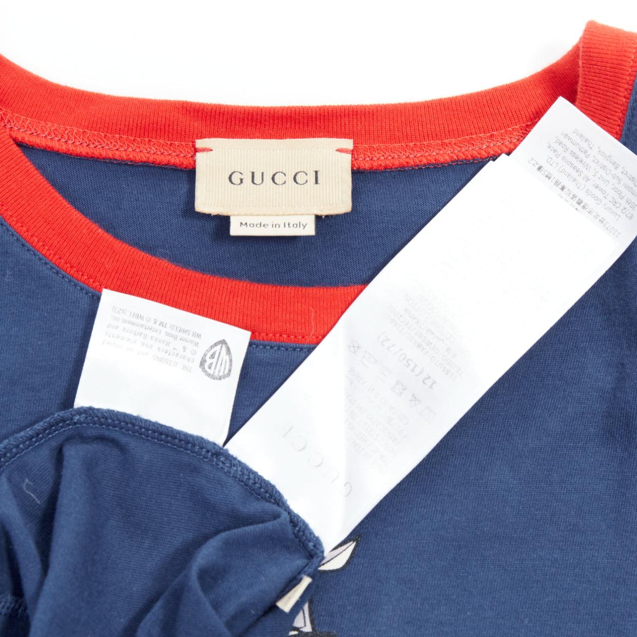 Gucci KIDS The Jetsons, t-shirt con stampa del logo del cane rosso 12 anni in vendita 3