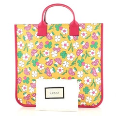 Gucci Kid's Tote Printed Coated Canvas