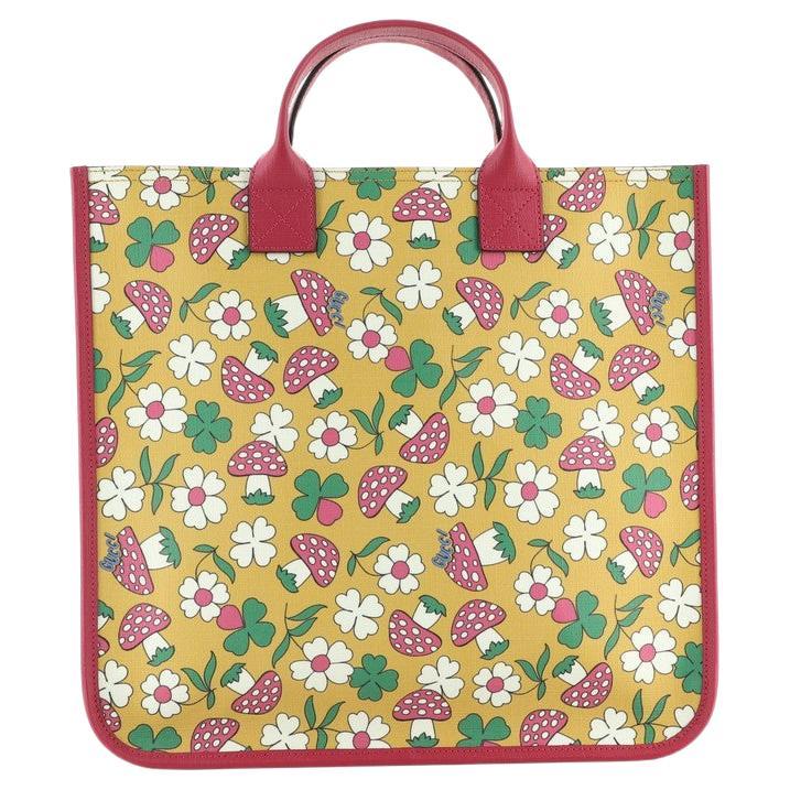 Gucci Kid's Tote Printed Coated Canvas