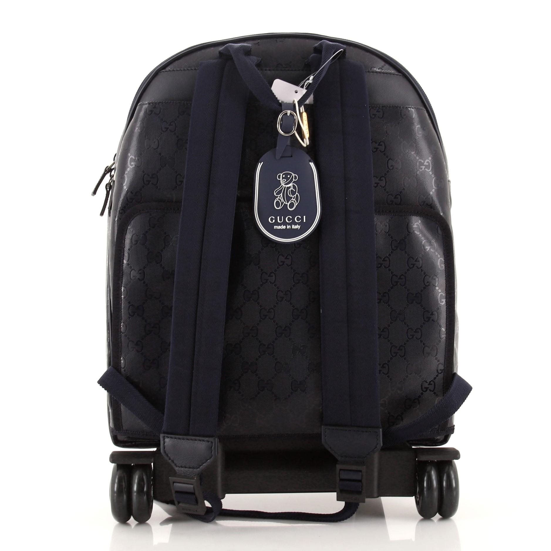 Gucci Kid's Trolley Backpack GG Imprime In Good Condition In NY, NY