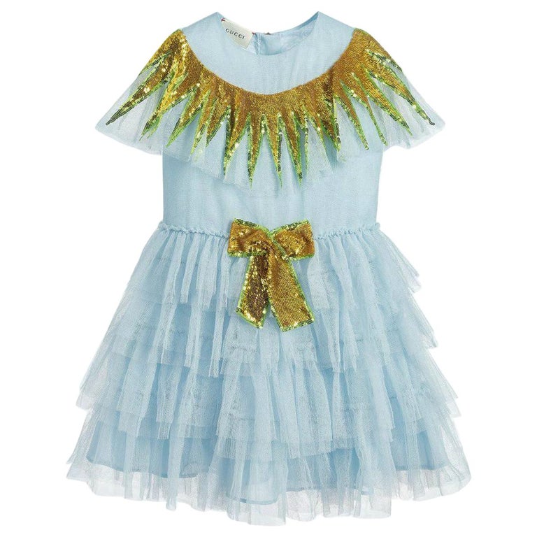 Gucci Kids Tulle Sequin Dress For Sale At 1stdibs