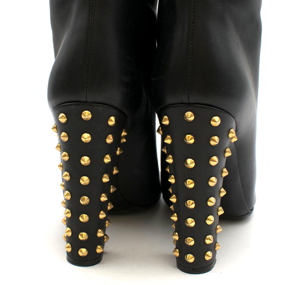 gucci knee high boots black