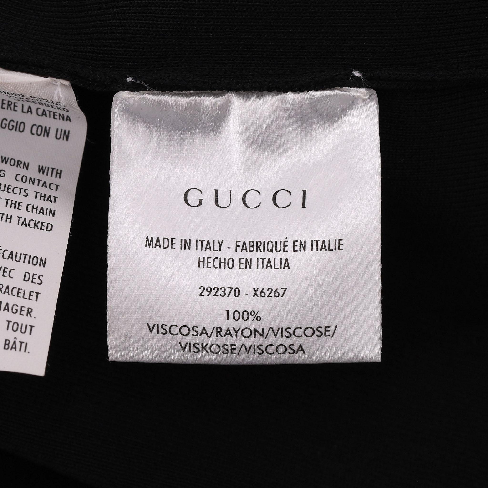 Gucci Knitted Dress With Chain Straps Detail For Sale 3