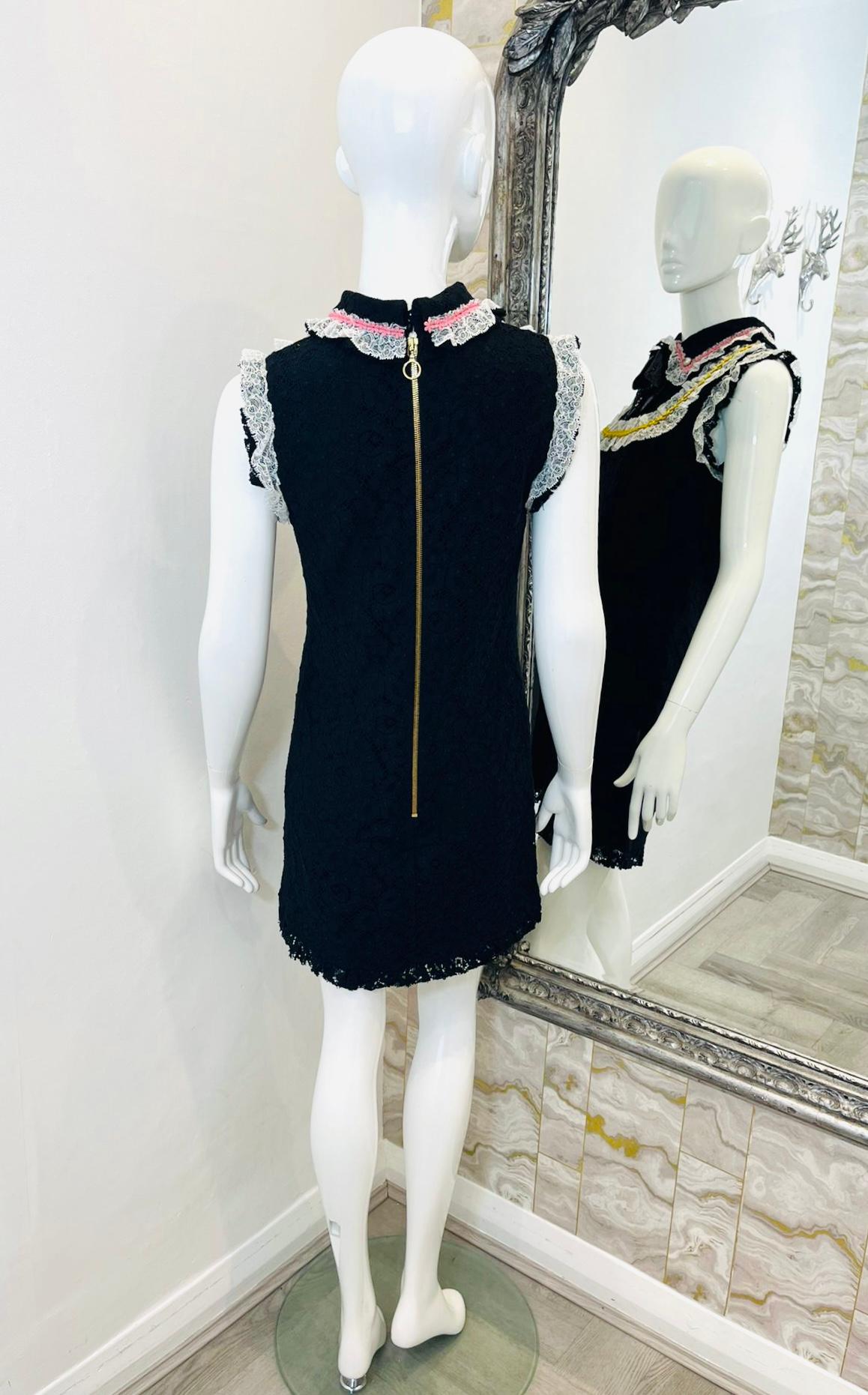 Gucci Lace, Jewel & Pearl Cotton Dress 3