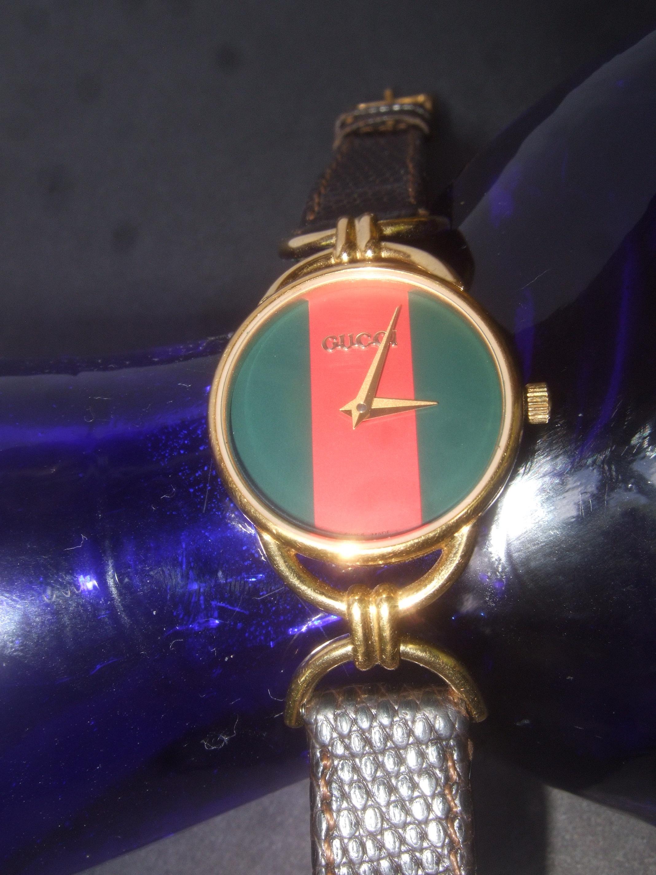 gucci watch box green