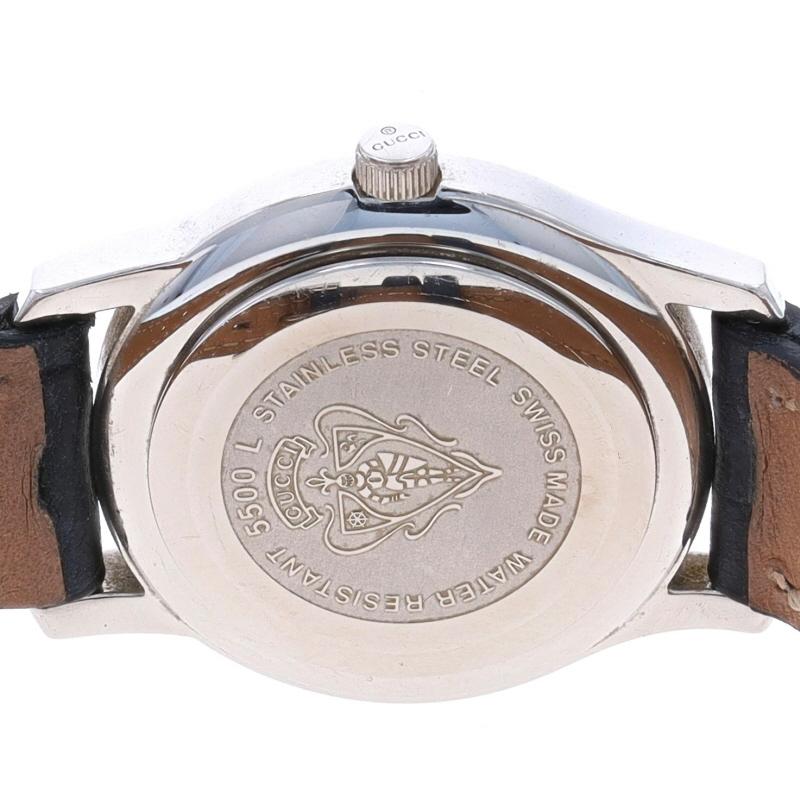 Gucci Damenarmbanduhr 5500L - Edelstahl Quarz 1 Jahr Garantie 3