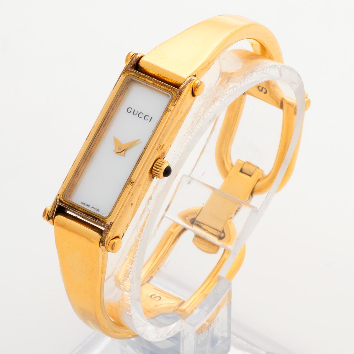 gucci vintage watch gold
