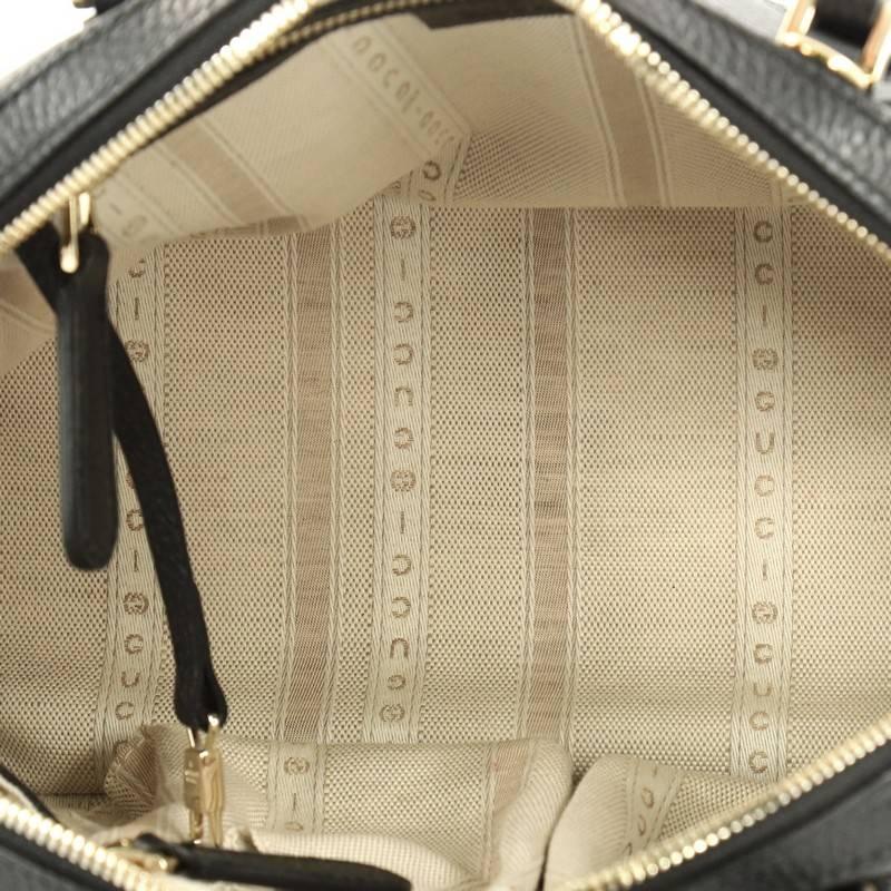 Women's Gucci Lady Dollar Dome Satchel Leather Medium