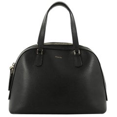 Gucci Lady Dollar Dome Satchel Leather Medium