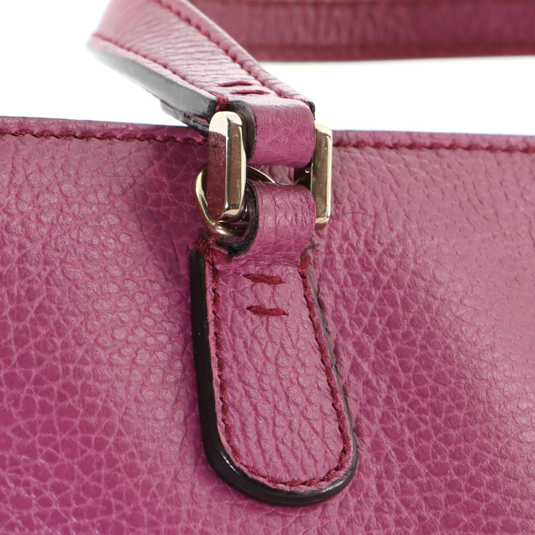 Gucci Lady Dollar Handle Bag Leather Medium 2