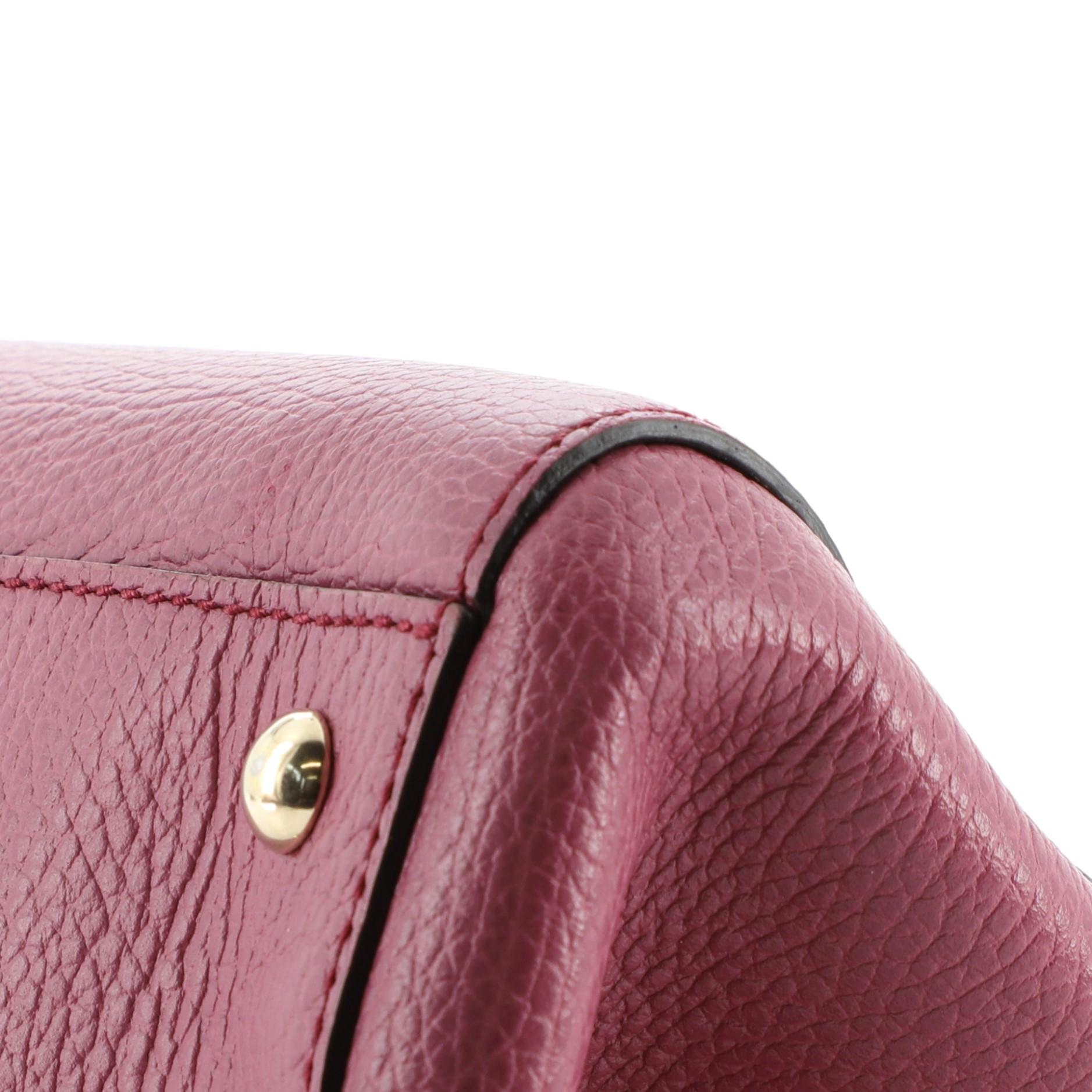 Gucci Lady Dollar Handle Bag Leather Medium 3