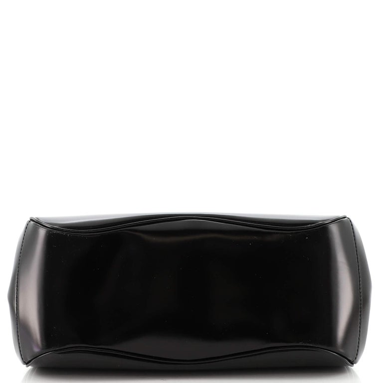 Gucci Lady Lock Bamboo Top Handle Bag Leather Medium For Sale at 1stDibs