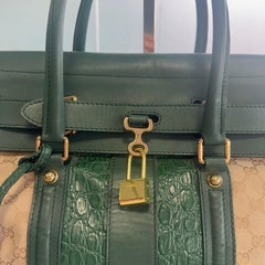 Gucci Lady lock tote GG bag 2010s in excellent condition
