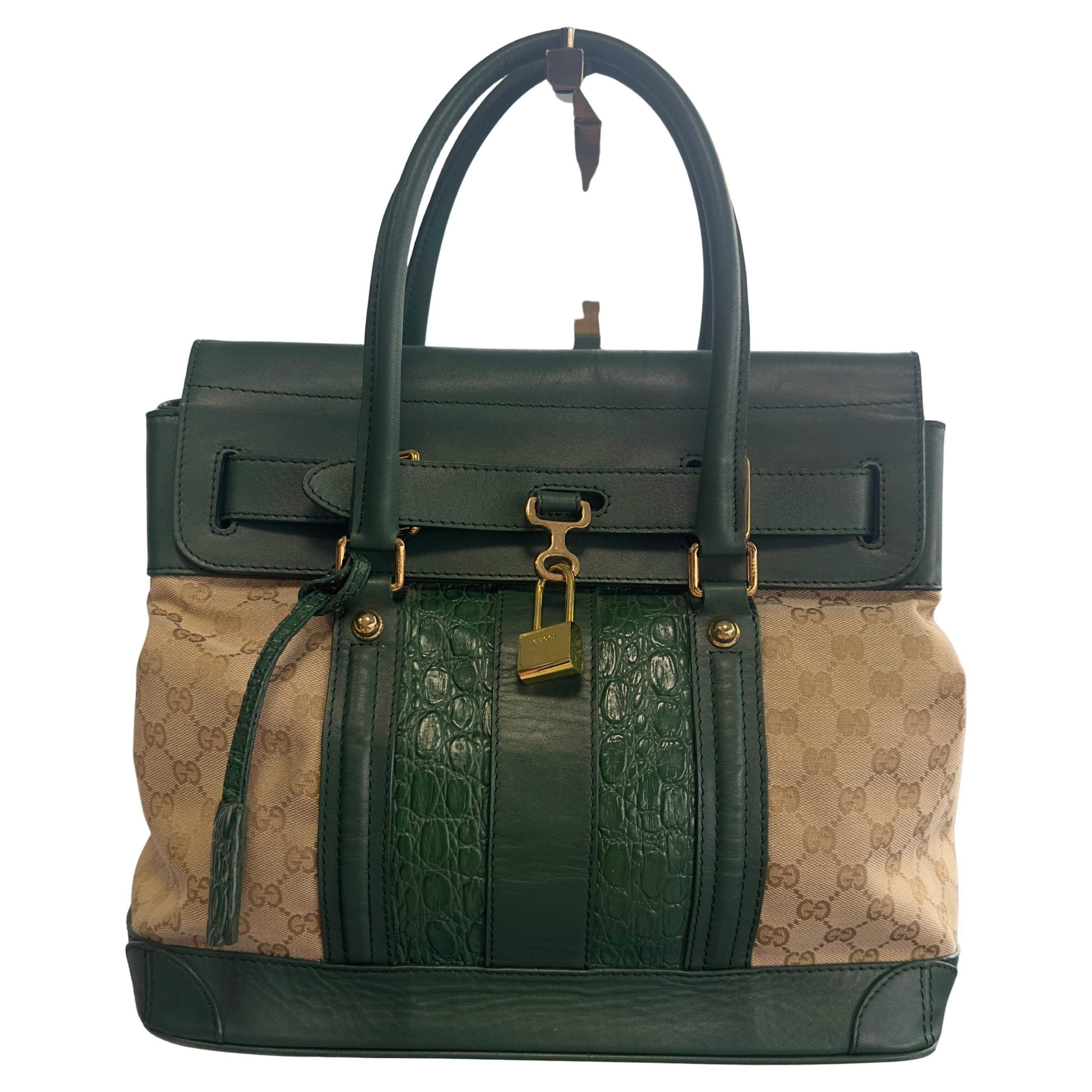 Gucci Lady lock tote GG bag 2010s in excellent condition