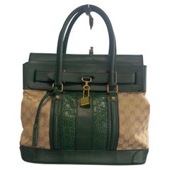 Gucci Lady lock tote GG bag 2010s in excellent condition