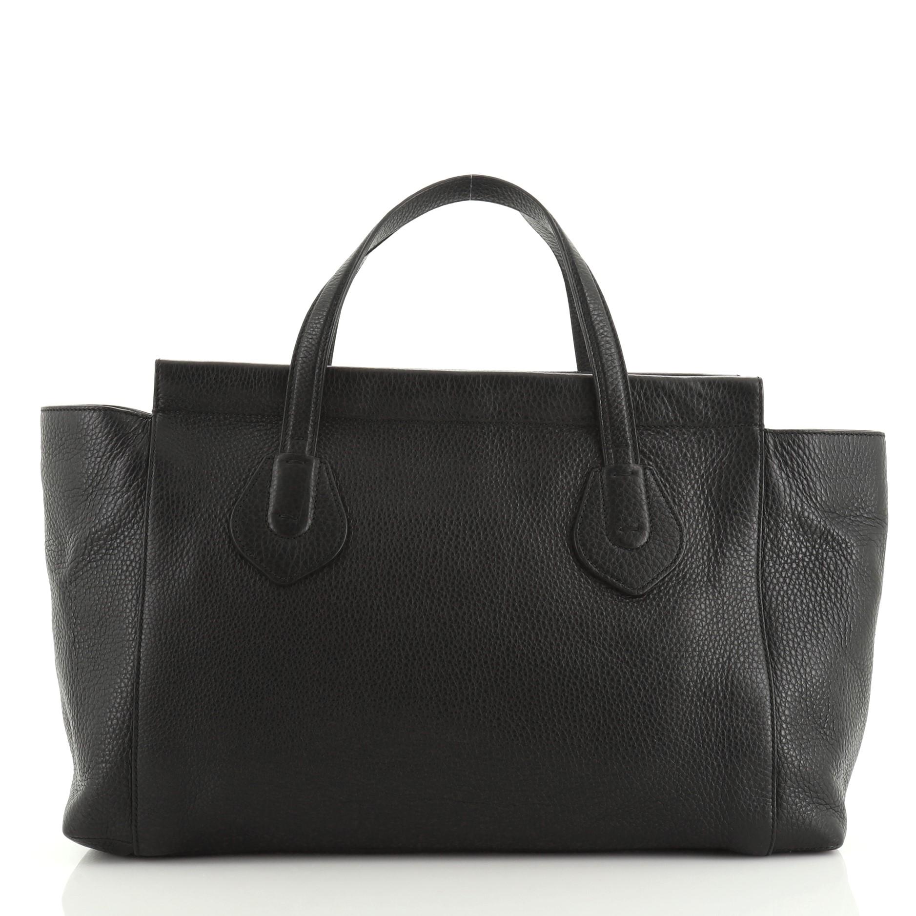 Black Gucci Lady Tassel Top Handle Bag
