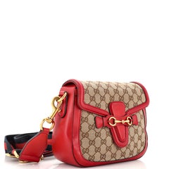 Gucci Lady Web Umhängetasche GG Canvas Medium