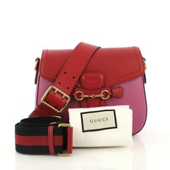 Gucci Lady Web Shoulder Bag Leather Medium